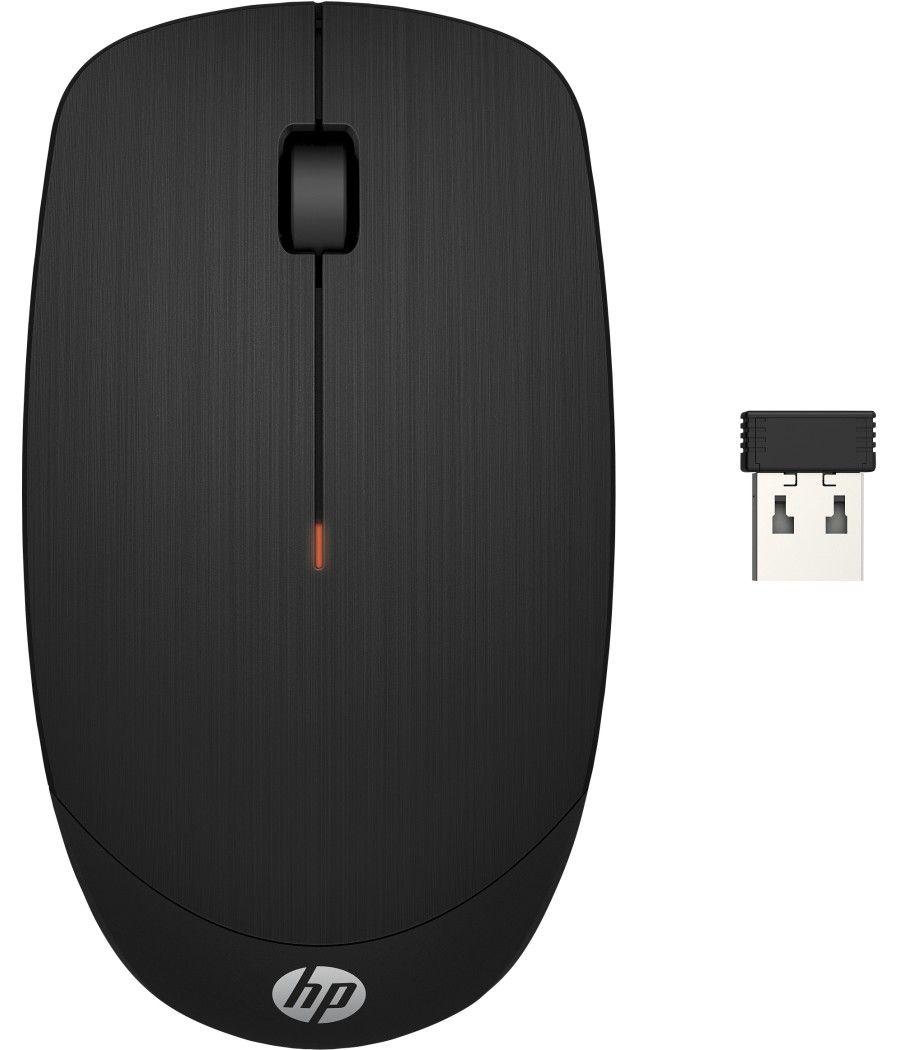 Mouse raton hp optico wireless inalambrico x200 negro - Imagen 2