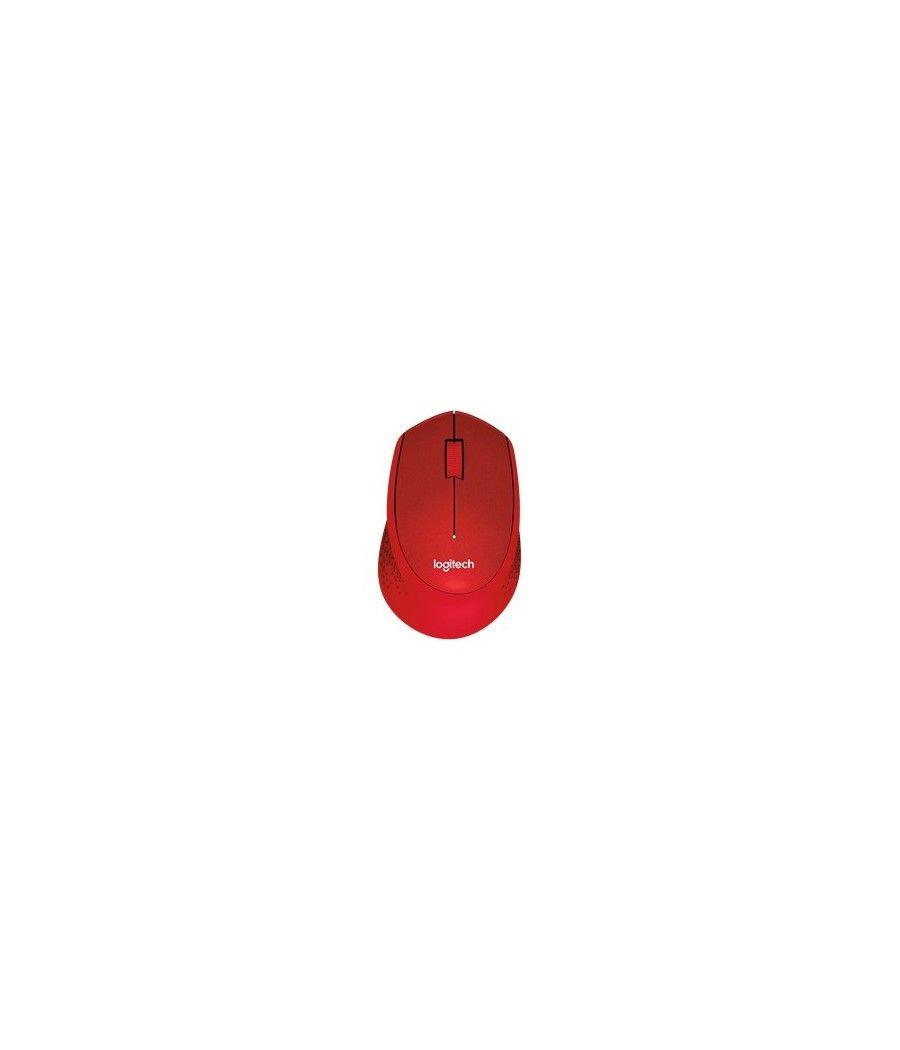 Mouse raton logitech m330 optico wireless inalambrico silent plus rojo - Imagen 2