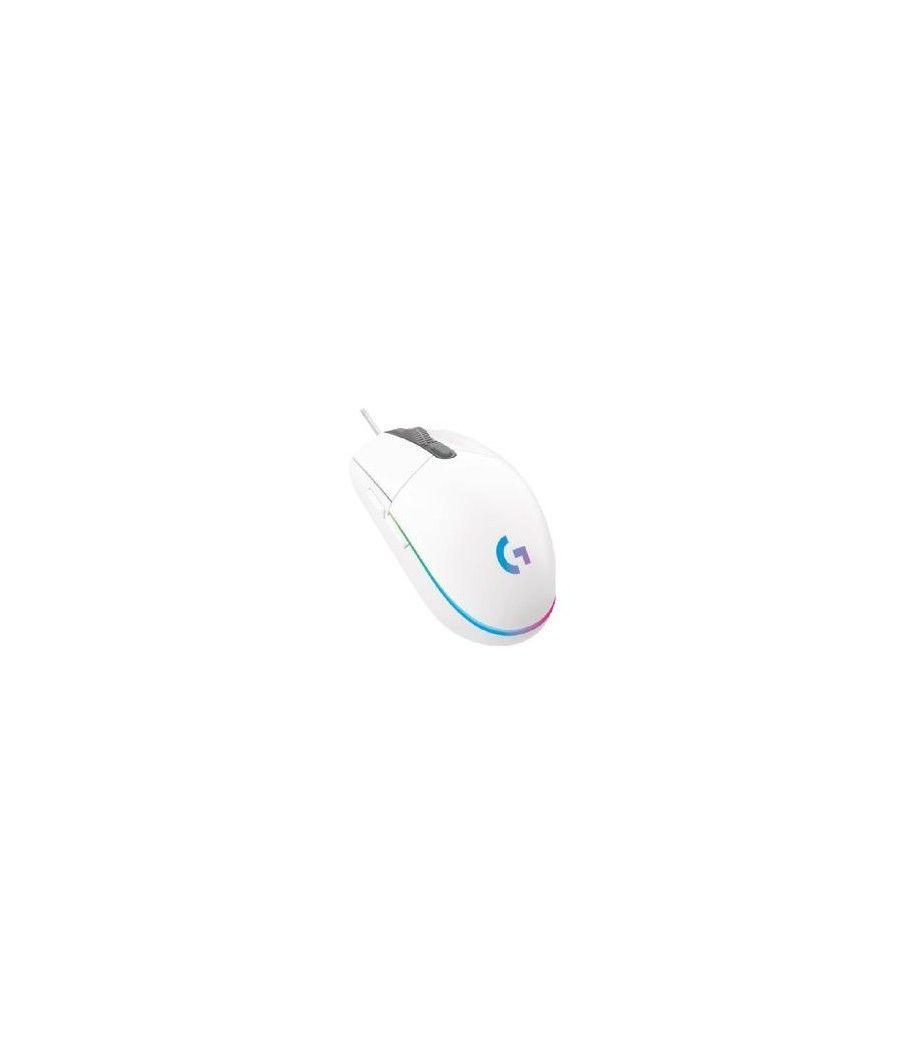 Mouse raton logitech g102 lightsync blanco gaming 8.000 dpi 6 botones - Imagen 6