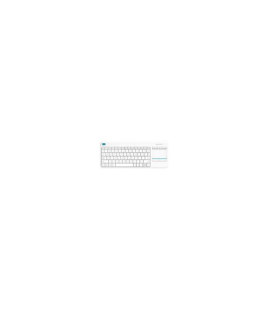 Teclado logitech k400 plus touch keyboard blanco wireles - Imagen 2