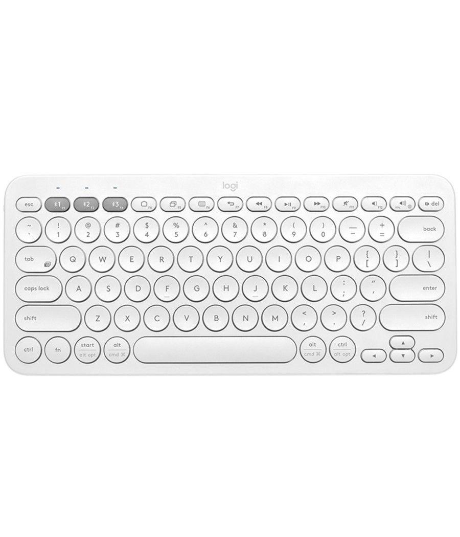 Teclado logitech k380 multi - device bluetooth blanco - Imagen 2