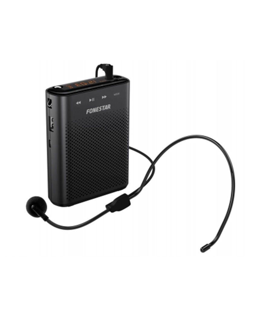 Amplificador portatil fonestar alta - voz - 30 - altavoz y microfono - 30 w - usb - micro sd - mp3 - grabador - reproductor - pa