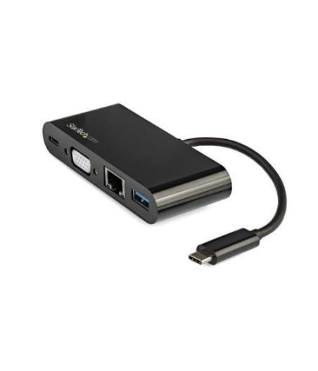StarTech.com Docking Station USB-C para Portátiles - Mini Replicador de Puertos para Monitor VGA 1080p - Entrega de Alimentación