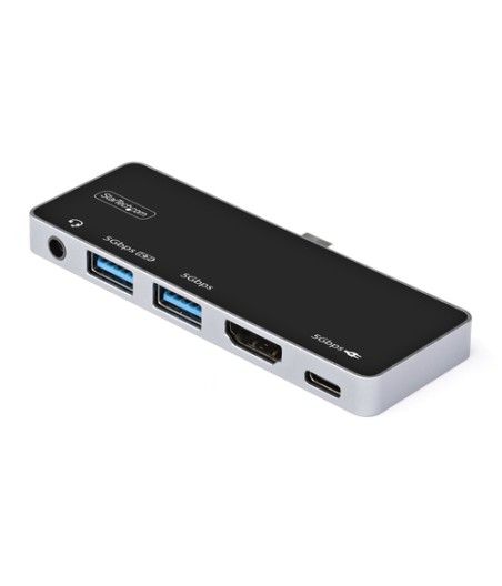 StarTech.com Adaptador Multipuertos USB C a HDMI 2.0 de 4K 60Hz - Entrega de Alimentación PD de 100W Pass Through - Hub USB 3.0 