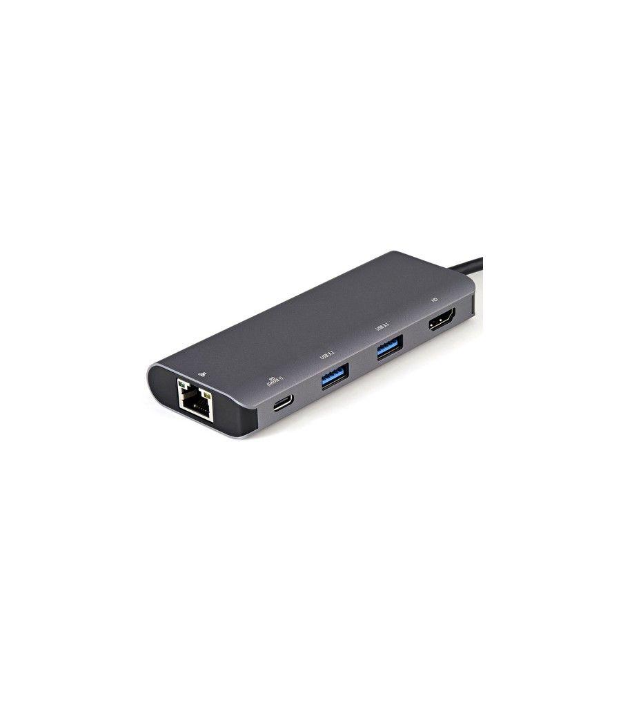StarTech.com Adaptador Multipuertos USB C - Mini Docking Station USB Tipo C con HDMI de 4K 30Hz - con PD de 100W - con Hub Ladró