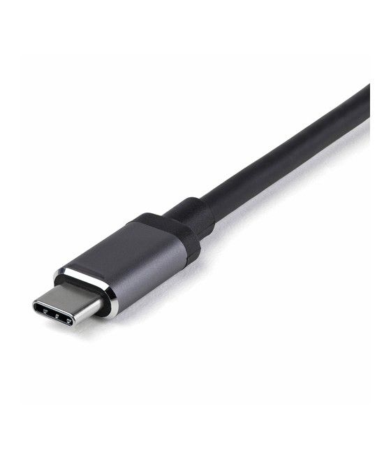 StarTech.com Adaptador Multipuertos USB-C - Docking Station USB Tipo C a HDMI o Mini DisplayPort 4K60 - Replicador de Puertos US