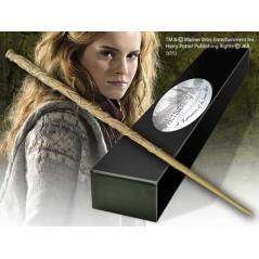 Replica the noble collection harry potter hermione granger varita con caja y placa de identificacion - Imagen 1