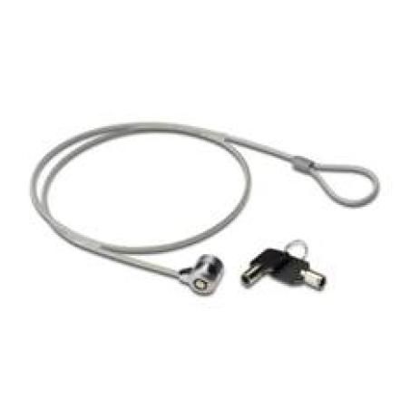 Cable de seguridad ewent cierre kensington (universal) para portatil - 2 llaves - 1.5m - Imagen 1