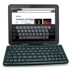 Mini teclado inalambrico phoenix keytablet multimedia bluetooth - soporte universal para tablet ipad - Imagen 1