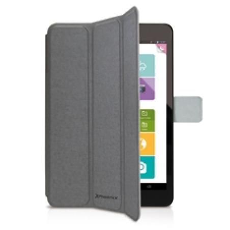 Funda cover case phoenix para tablet - ipad mini 2 - 4 aprox de 7.5 a material tipo skay gris - Imagen 1