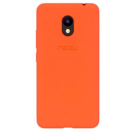 Meizu m5c carcasa de protecciÓn (tpu) en color naranja - Imagen 1