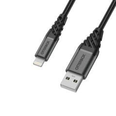 OtterBox Premium Cable USB A-Lightning 1M, negro - Imagen 1