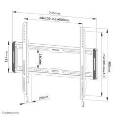 Neomounts by Newstar soporte de pared para tv - Imagen 16