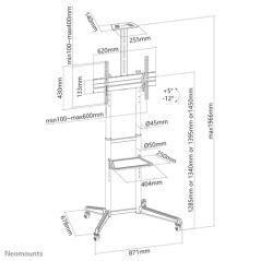 Neomounts by Newstar soporte de suelo - Imagen 15