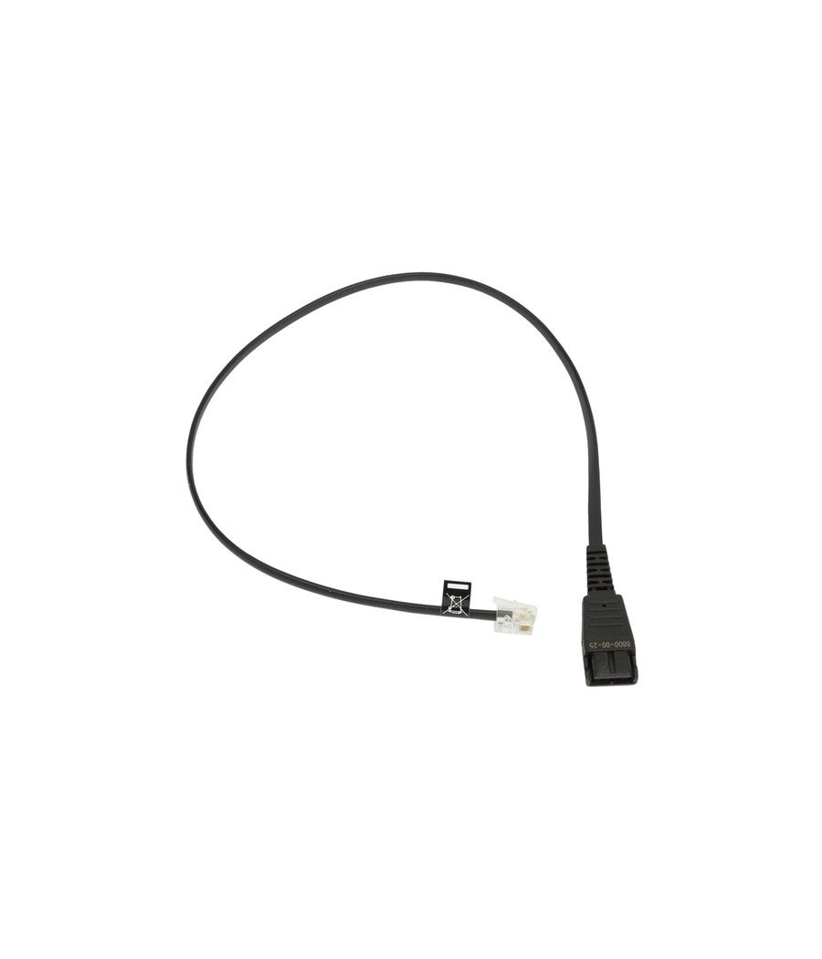 Jabra 8800-00-25 cable telefónico 0,5 m Negro - Imagen 1