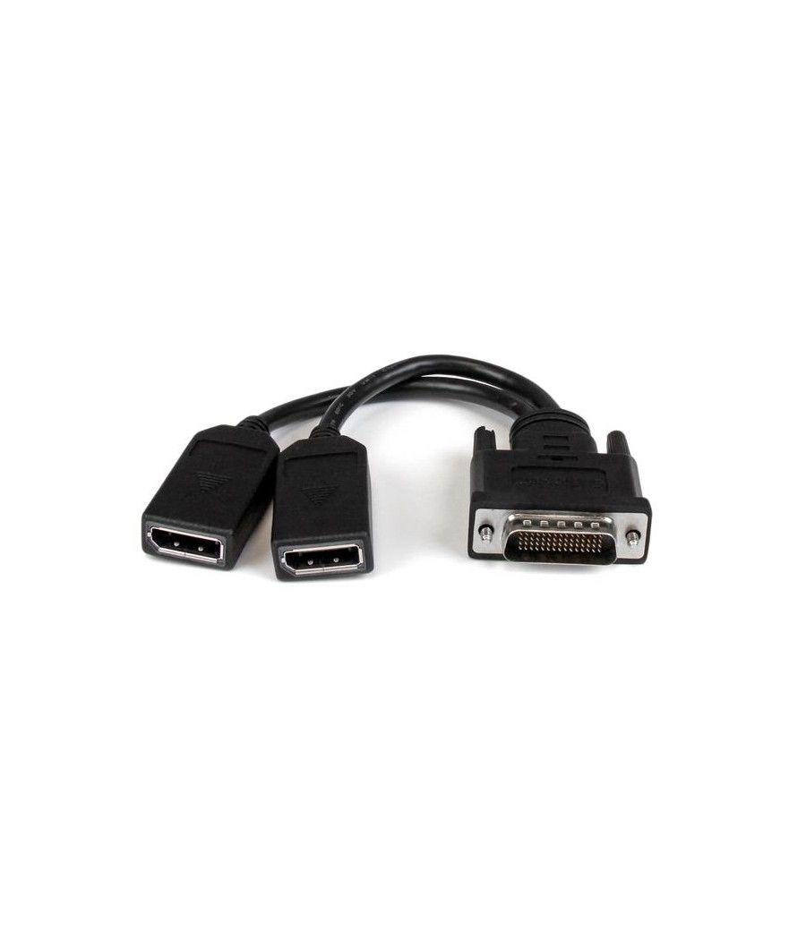 StarTech.com Cable Adaptador de 20cm DMS59 a DisplayPort Doble - Conversor LFH59 a DP Dual - Imagen 2