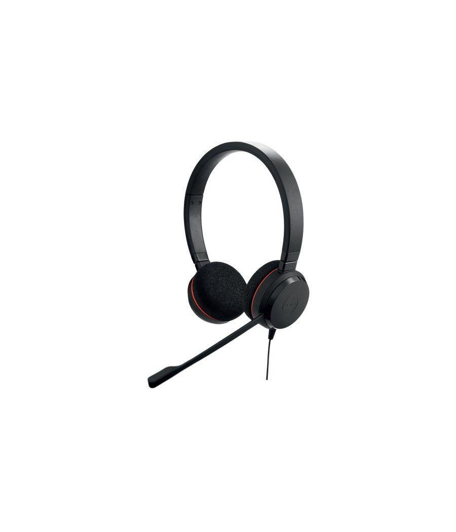 Jabra Evolve 20 USB-C UC Stereo Auriculares Alámbrico Diadema Oficina/Centro de llamadas USB Tipo C Negro - Imagen 1