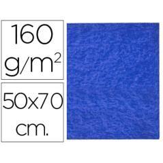 Fieltro liderpapel 50x70cm azul oscuro 160g/m2 pack 10 unidades - Imagen 1