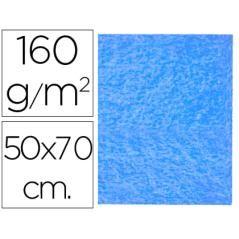 Fieltro liderpapel 50x70cm azul claro 160g/m2 pack 10 unidades - Imagen 1