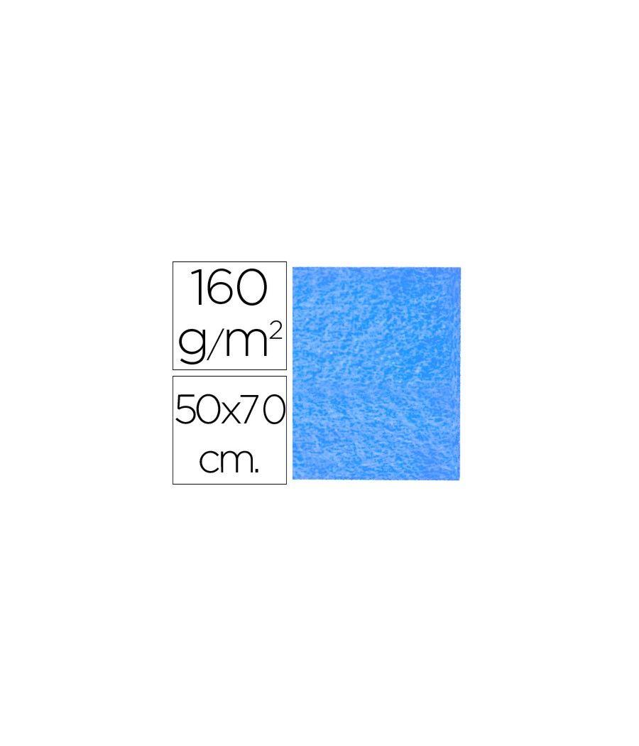 Fieltro liderpapel 50x70cm azul claro 160g/m2 pack 10 unidades - Imagen 1