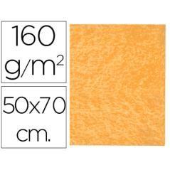 Fieltro liderpapel 50x70cm naranja 160g/m2 pack 10 unidades - Imagen 1