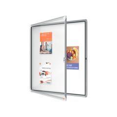 Vitrina de anuncios nobo premium plus magnética de exterior 12 x din a4 1000x972x45 mm - Imagen 5