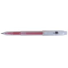 Bolígrafo liderpapel super gel punta 0.5 mm rojo pack 10 unidades