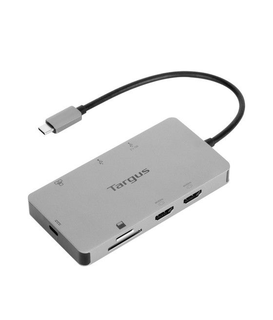 Targus DOCK423EU base para portátil y replicador de puertos Alámbrico USB 3.2 Gen 1 (3.1 Gen 1) Type-C Plata - Imagen 1