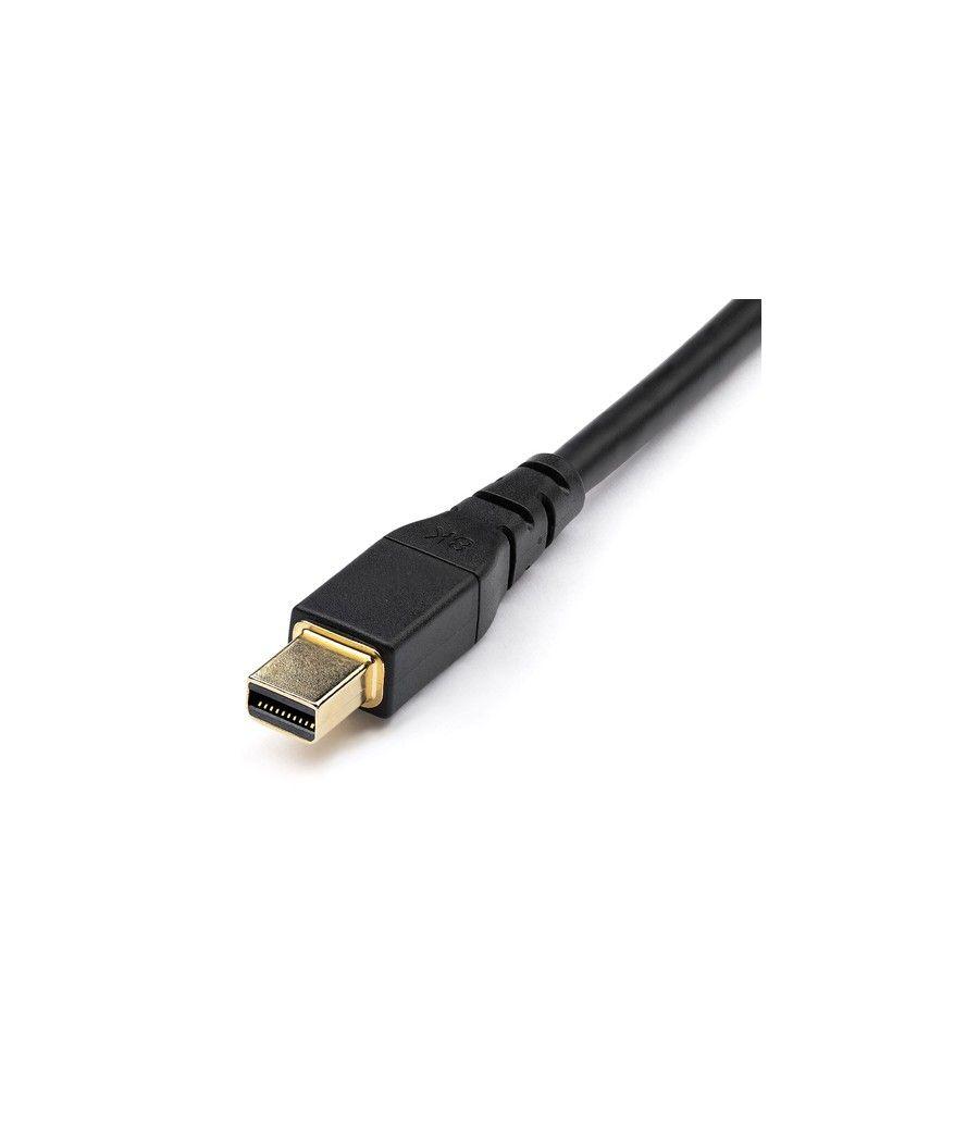 StarTech.com Cable Adaptador de 1m Mini DisplayPort a DisplayPort 1.4 Certificado por VESA - HDR de 8K 60Hz HBR3 - Cable mDP a S
