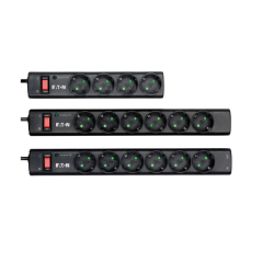 Eaton PS4D limitador de tensión Negro, Blanco 4 salidas AC 220 - 250 V 1 m - Imagen 1
