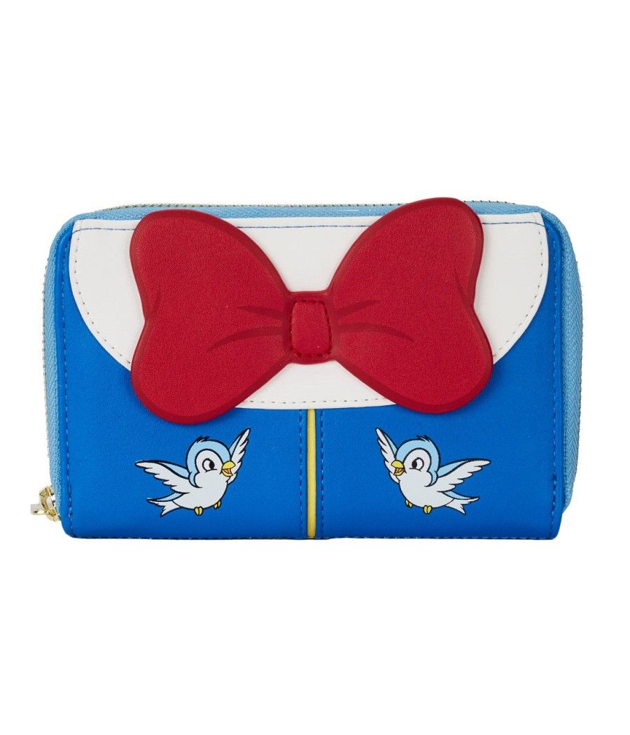 Cartera loungefly disney blancanieves cosplay bow zip around wallet - Imagen 1