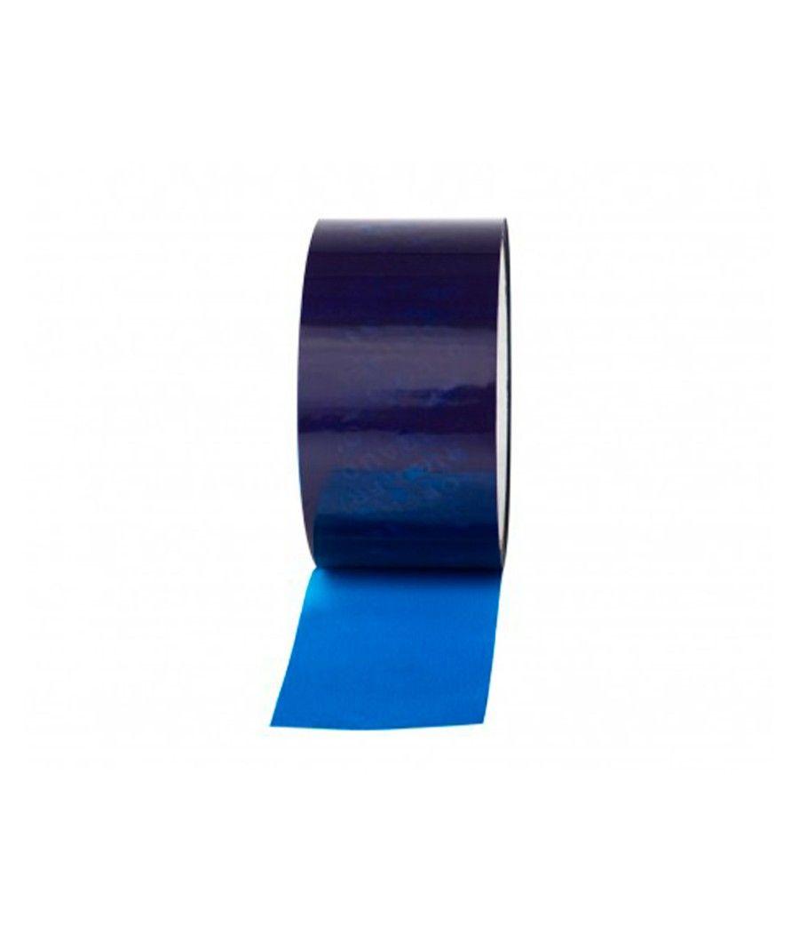 Cinta seguridad q-connect precinto postal azul 35 mt x 33 mm - Imagen 3