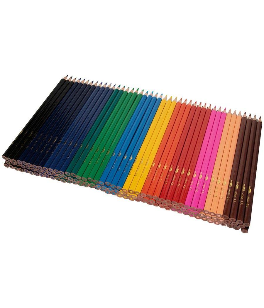 Lápices de colores liderpapel school pack de 144 unidades 12 colores x 12 unidades - Imagen 5