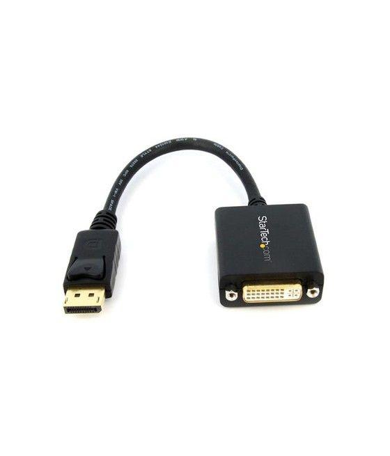 StarTech.com Adaptador de Vídeo DisplayPort a DVI - Conversor DP - Hasta 1920x1200 - Convertidor Pasivo Externo - Imagen 1