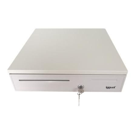 Iggual cajón portamonedas iron-50w 42cm 5+8 blanco - Imagen 1