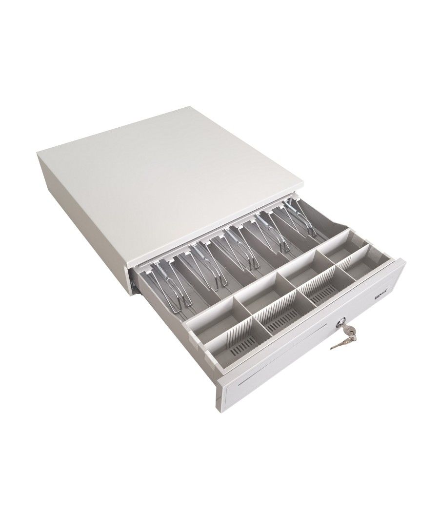 Iggual cajón portamonedas iron-50w 42cm 5+8 blanco - Imagen 4