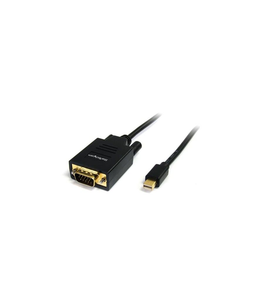 StarTech.com Cable Adaptador Conversor Mini DisplayPort a VGA 1,8m - Mini DP a HD15 - Macho a Macho - Imagen 1