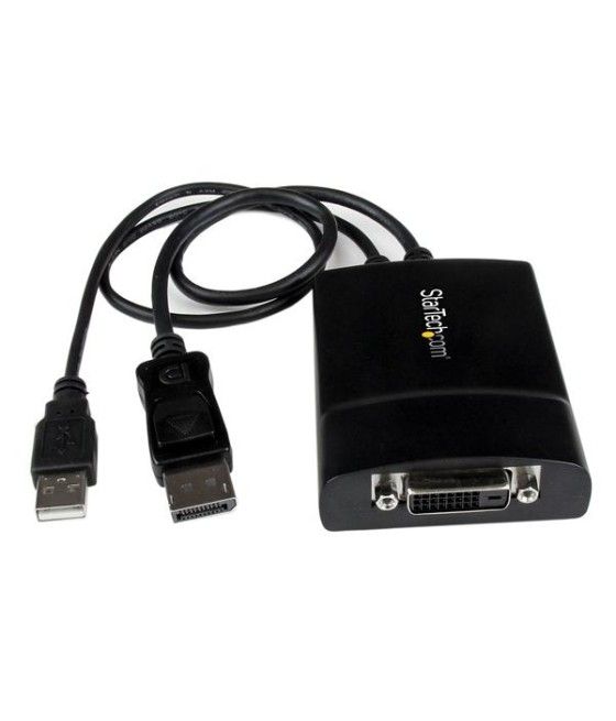 StarTech.com Adaptador de Vídeo DisplayPort a DVI - Conversor DP++ - Doble Enlace - Activo