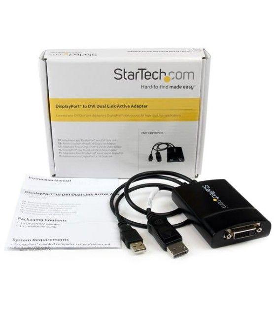 StarTech.com Adaptador de Vídeo DisplayPort a DVI - Conversor DP++ - Doble Enlace - Activo - Imagen 6