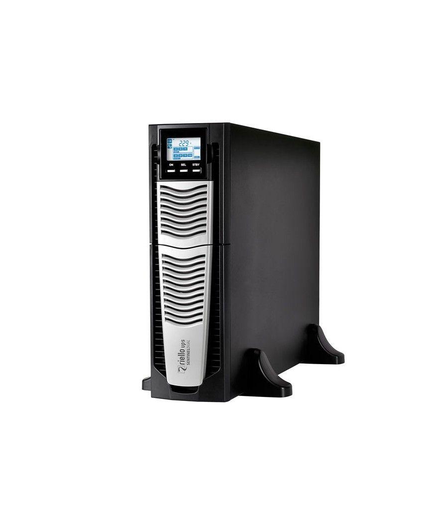Sai riello ups sentinel dual high power 6000va - 6000w 8 x iec 320 rs-232 usb montaje rack 3u / externo - Imagen 1