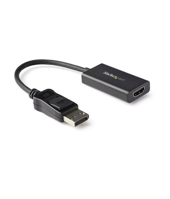 StarTech.com Adaptador DisplayPort a HDMI con HDR - 4K 60Hz - Negro - Imagen 1