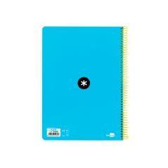 Cuaderno espiral liderpapel a4 antartik tapa dura 80h 100gr cuadro 4mm con margen color azul pack 3 unidades - Imagen 7