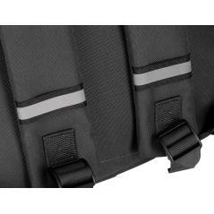 Cartera antartik mochila 2 asas y bolsillos exteriores negro 300x115x390 mm - Imagen 11