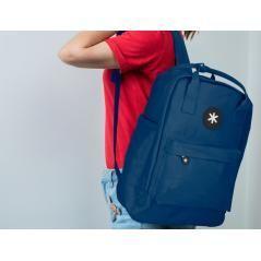 Cartera antartik mochila 2 asas y bolsillos exteriores azul 300x115x390 mm - Imagen 15