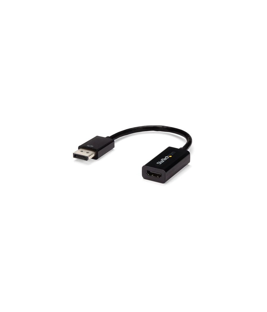 StarTech.com Conversor de Vídeo DisplayPort a HDMI con Audio – Adaptador Activo DP 1.2 para Ordenadores de Sobremesa/Laptops – 4