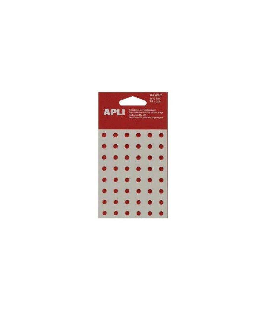 APLI ARANDELAS DE REFUERZO 13MM TRANSLÚCIDAS CAJA 96 ARANDELAS - Imagen 1