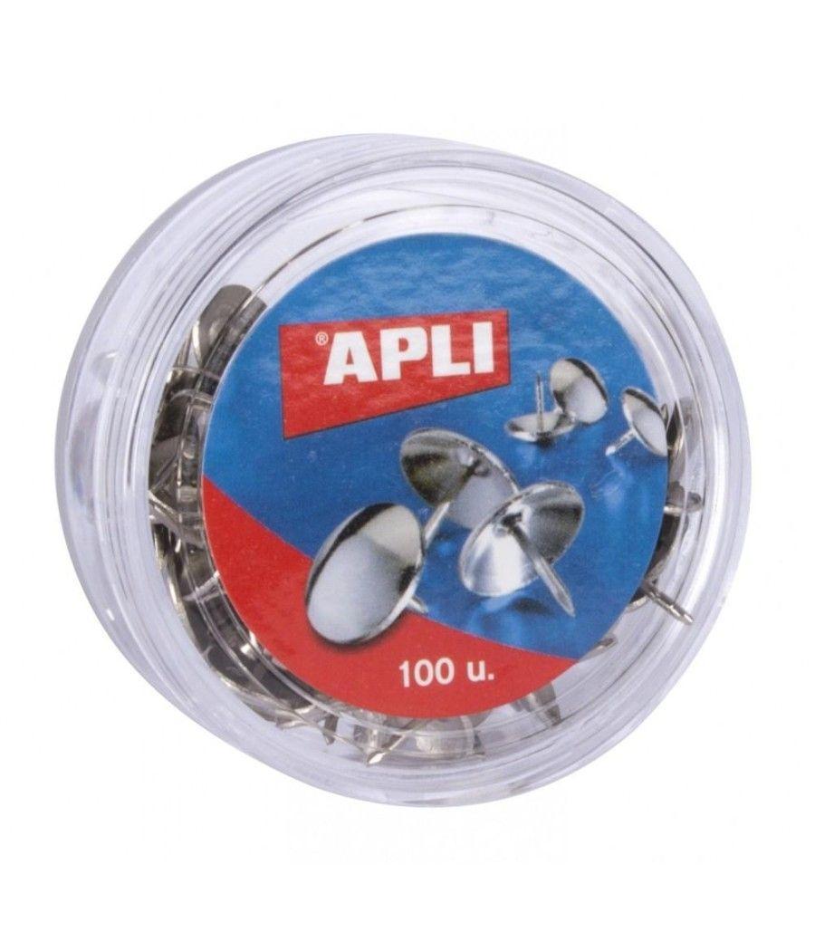 APLI CHINCHETAS NIQUELADAS CAJA DE 100 -16U- - Imagen 1