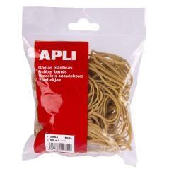 Apli goma elástica marrón caucho 60x2mm 100 gr.