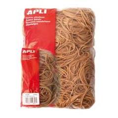 APLI GOMA ELÁSTICA MARRÓN CAUCHO 80X5MM 100 GR. - Imagen 1