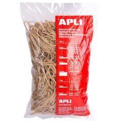 APLI GOMA ELÁSTICA MARRÓN CAUCHO 160X3MM 1KG - Imagen 1